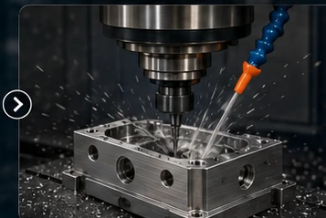 VMC machining of a precision metal component