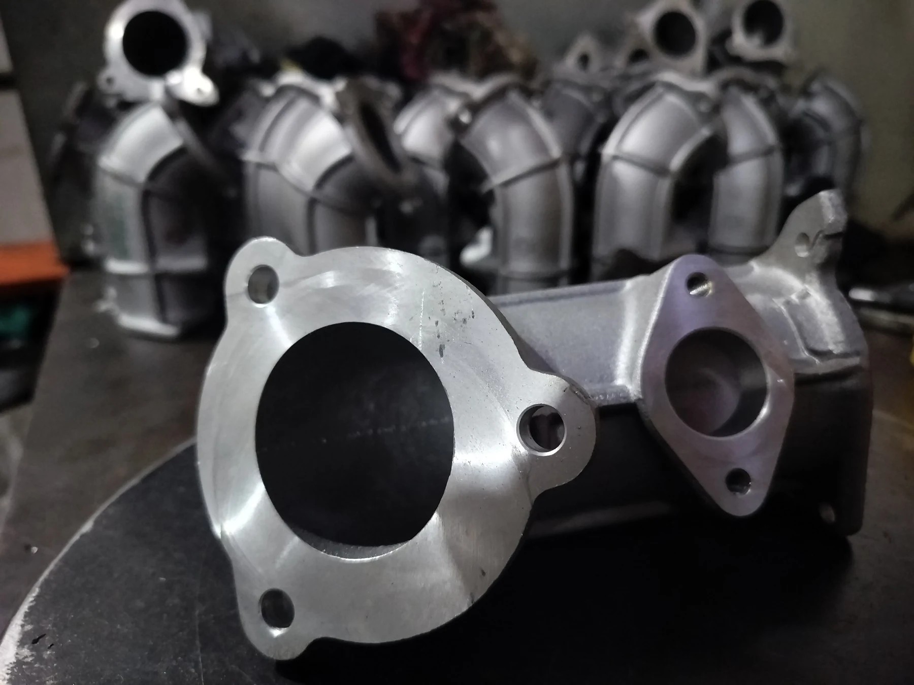 Automotive manifold machining example
