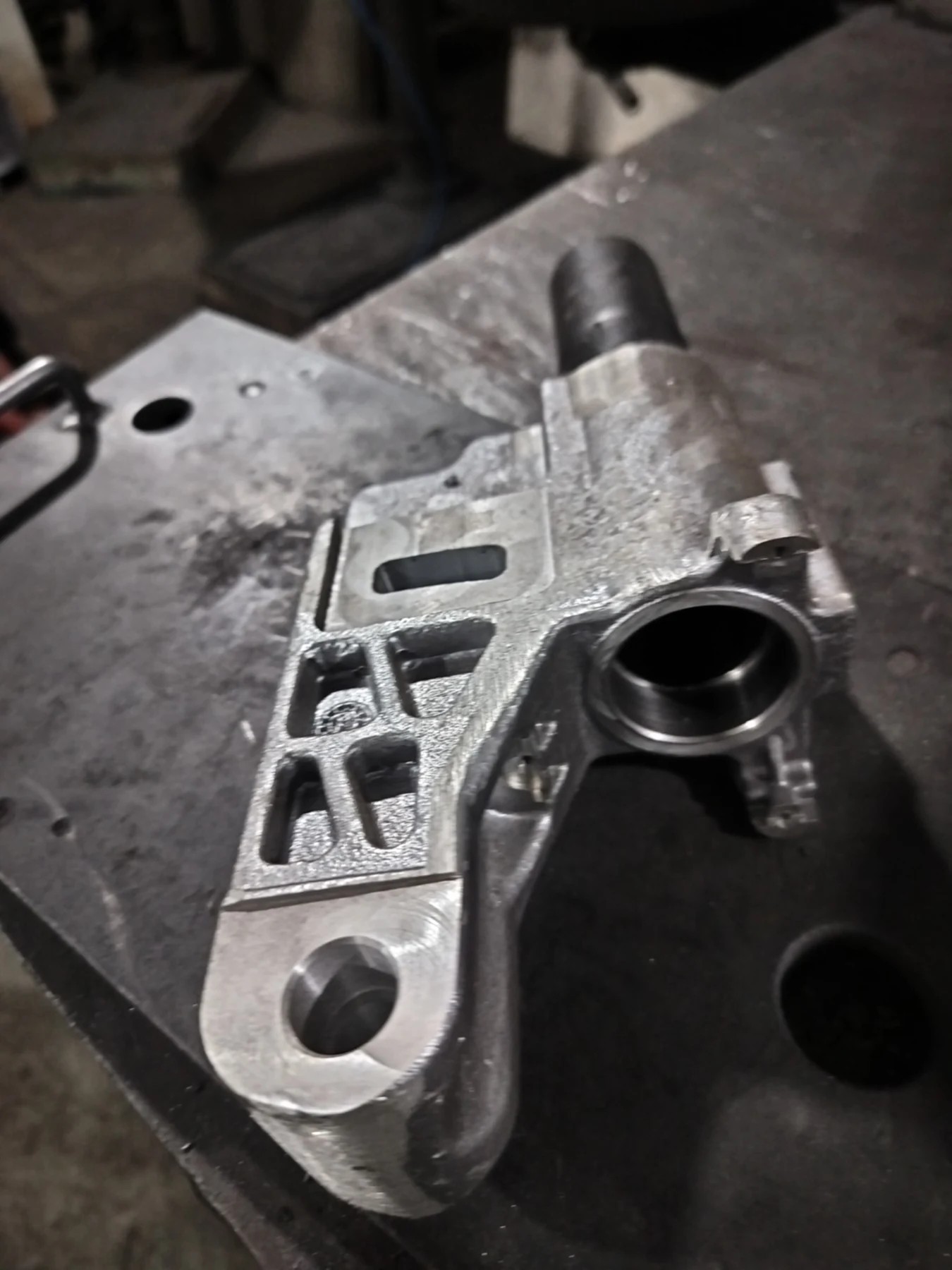 Precision bored support housing